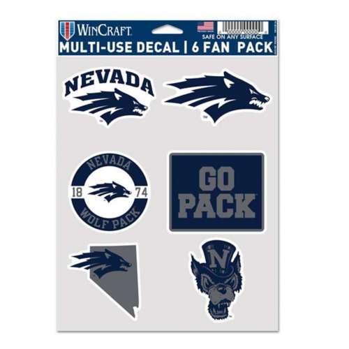 Wincraft Nevada Wolf Pack Multifan 6pk Decals