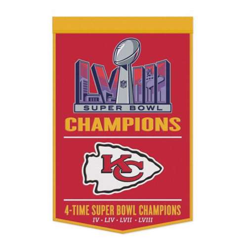 Wincraft Kansas City Chiefs Super Bowl Champion 24x38 Wool Banner