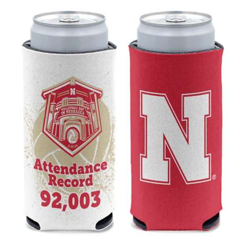 Wincraft Nebraska Cornhuskers Volleyball Record Slim Can Cooler