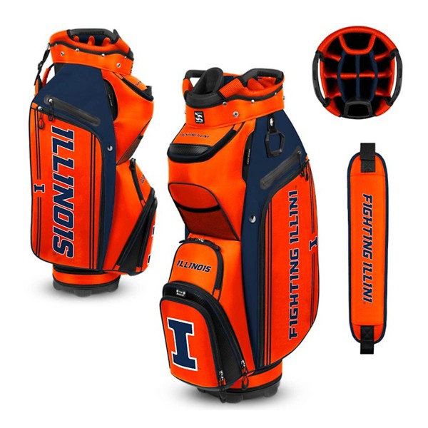 Team Effort Illinois Fighting Illini Bucket III Cart Golf Bag