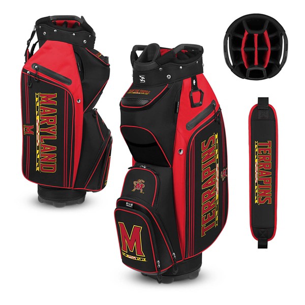 Team Effort Maryland Terrapins Bucket III Cooler Cart Golf Bag