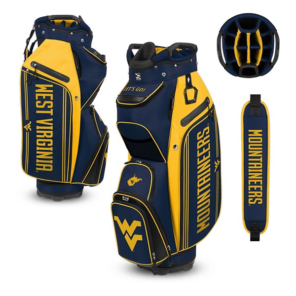 Team Effort West Virginia Mountaineers Bucket III Cooler Cart Golf Bag