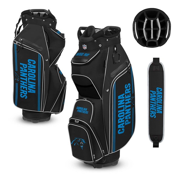 Team Effort Carolina Panthers Bucket III Cooler Cart Golf Bag