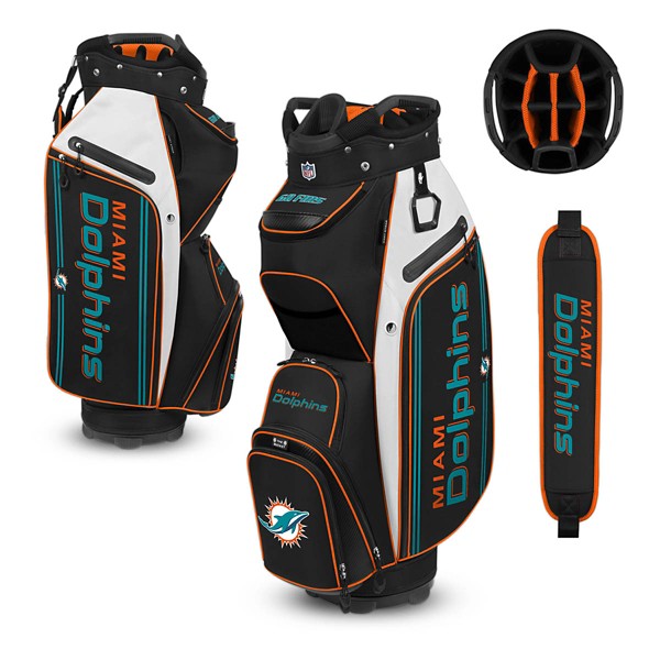 Team Effort Miami Dolphins Bucket III Cooler Cart Golf Bag