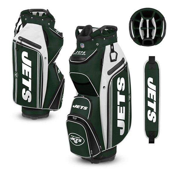 Team Effort New York Jets Bucket III Cooler Cart Golf Bag
