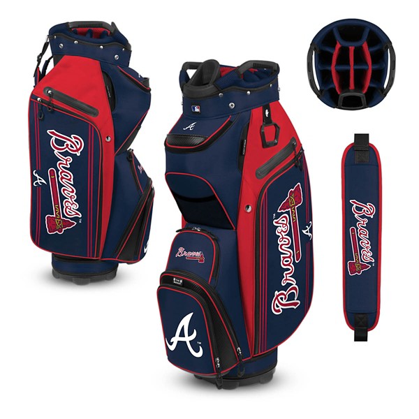 Team Effort Atlanta Braves Bucket III Cooler Cart Golf Bag