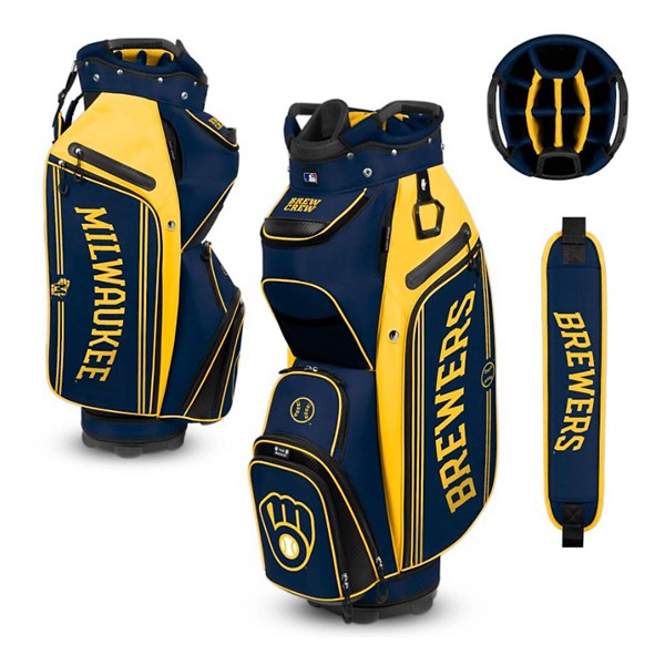 Team Effort Milwaukee Brewers Bucket III Cart Golf Bag