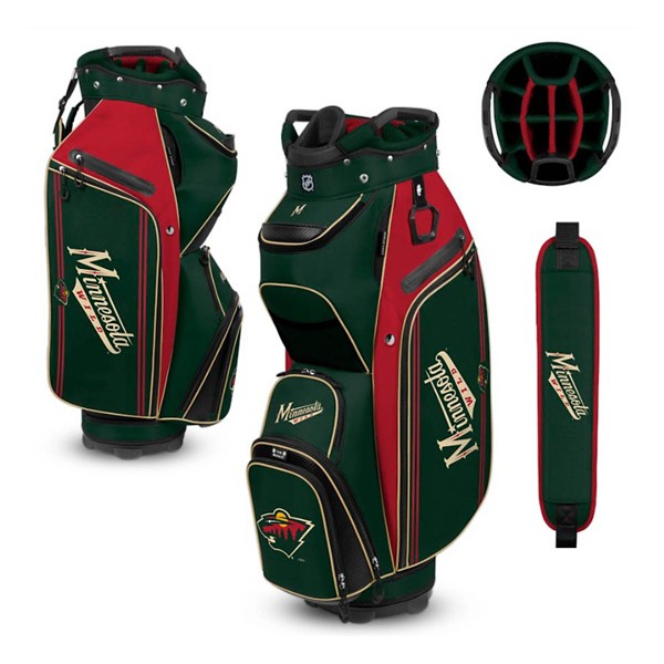 Team Effort Minnesota Wild Bucket III Cart Golf Bag