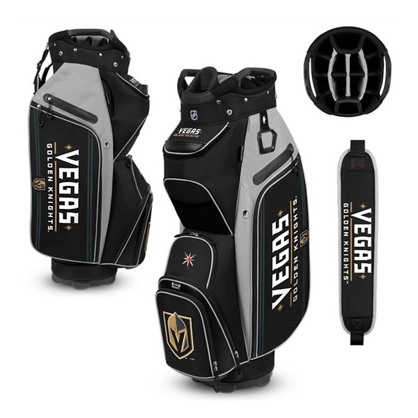 Team Effort Vegas Golden Knights Bucket III Cart Golf Bag