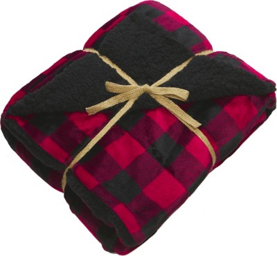 Northpoint Trading Plaid Velvet Throw
