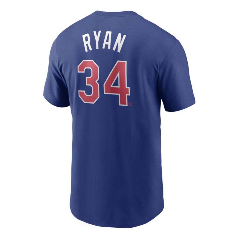 Nike Texas Rangers Nolan Ryan #34 Name & Number T-Shirt