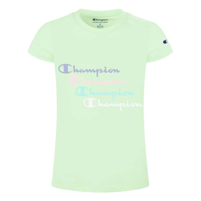Girls' Champion Stair Stack Script T-Shirt