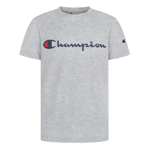 Men's Champion Gray ECU Pirates Football Jersey Long Sleeve T-Shirt