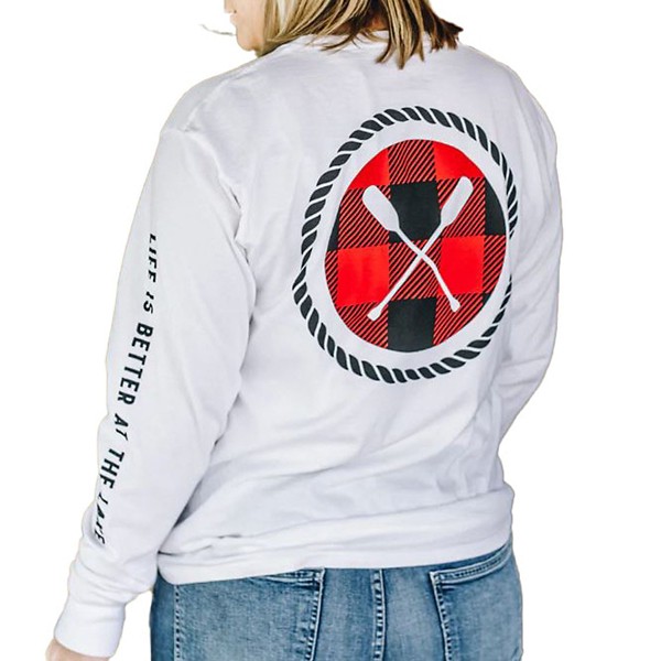 Women's Lakegirl Plaid Rope Long Sleeve T-Shirt product image
