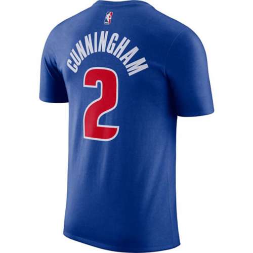 Nike Detroit Pistons Cade Cunningham #2 Name & Number T-Shirt