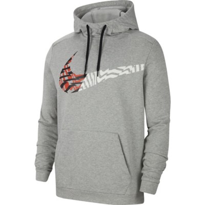 grey nike dri fit hoodie