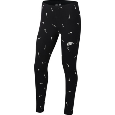 nike all over swoosh leggings