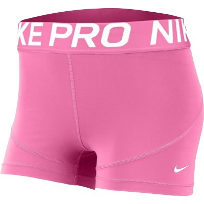 black nike pro shorts with pink band
