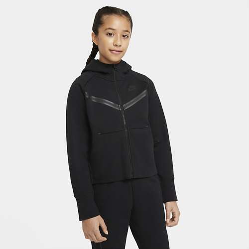 Girls' Nike Sportswear Tech Fleece Full Zip Hoodie | SCHEELS.com