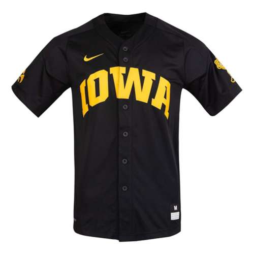 Nike Men's Iowa Hawkeyes #1 Replica Basketball Black Jersey, XXL