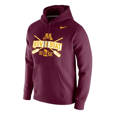 Minnesota Golden Gophers Hockey Line Lace Youth Hooded Sweatshirt