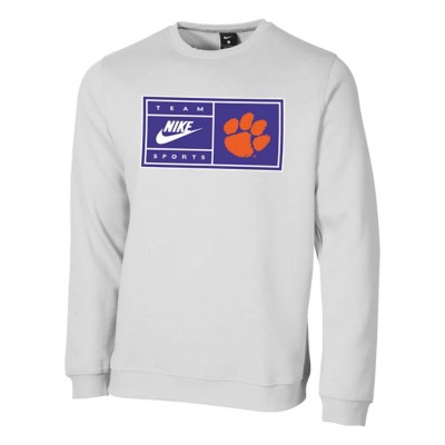 nike clemson crewneck sweatshirt