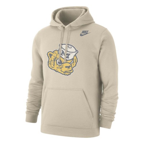 Womens Michigan Wolverines Grey Nike Essential Crew Sweatshirt