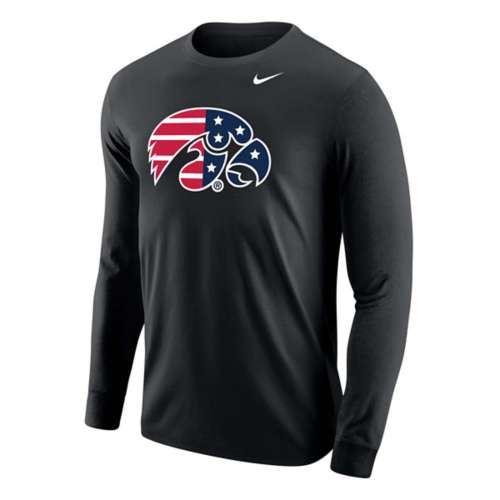 Nike Iowa Hawkeyes USA Patriotic Long Sleeve T-Shirt