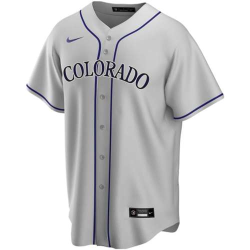 Nike MLB Colorado Rockies Men's Replica Baseball Jersey - Purple XL