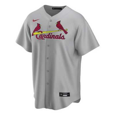 NIKE MLB St. Louis Cardinals Plain Button Up Jersey Men's Size L