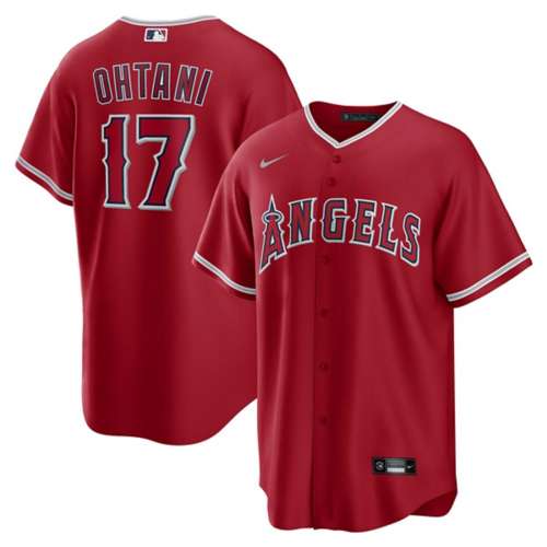Men's Nike Shohei Ohtani Red Los Angeles Angels Alternate 2020 Replica Player Jersey