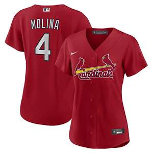 Authentic Men's Yadier Molina Camo Jersey - #4 Baseball St. Louis