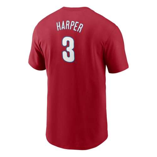 Philadelphia Phillies #3 Bryce Harper MLB Baseball nike Jersey T Shirt M  10/12