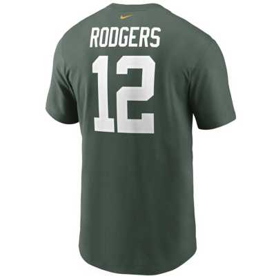 Buy the Mens Black Green Bay Packers Aaron Rodgers #12 Football