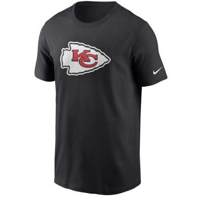 Nike Kansas City Chiefs Black Logo Essential Short Sleeve T Shirt