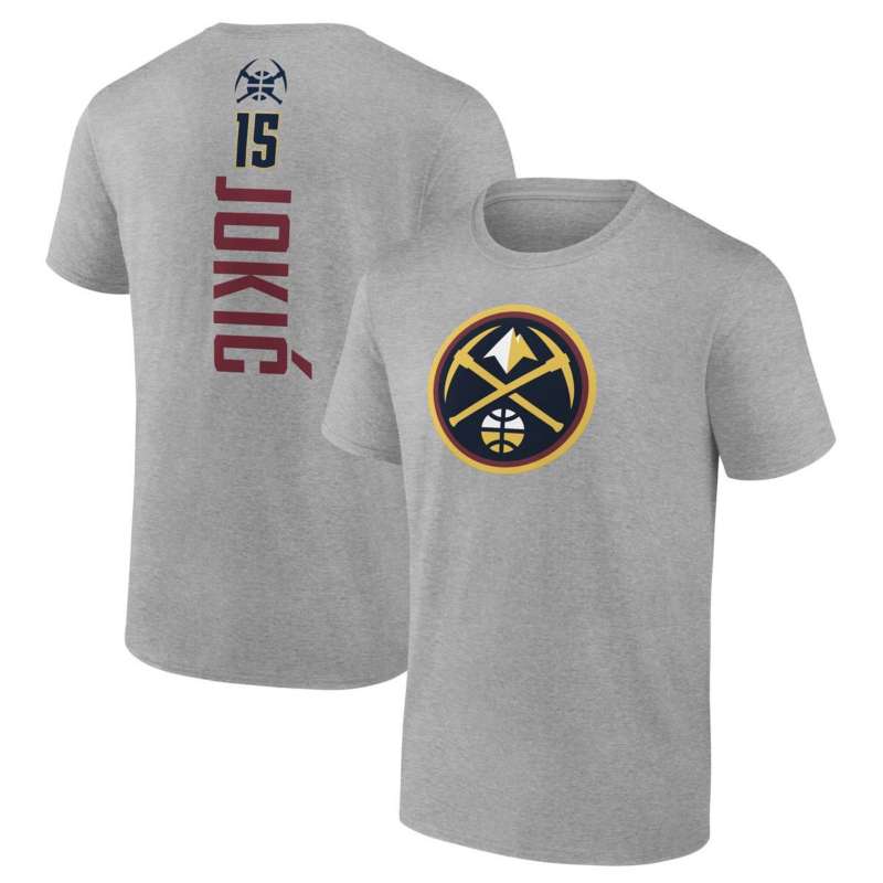 Fanatics Denver Nuggets Nikola Jokic #15 Logo T-Shirt