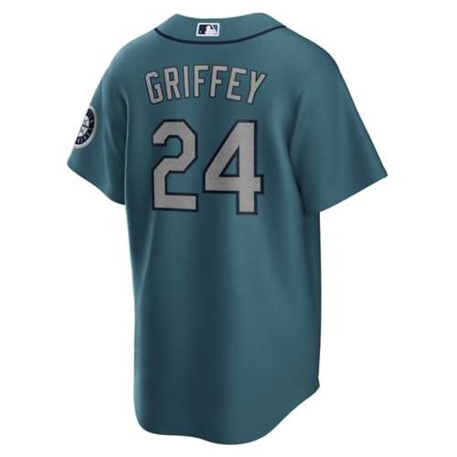 Mariners Baseball Seattle Mariners Ken Griffey Jr #24 Nike Replica Jersey Medium Teal