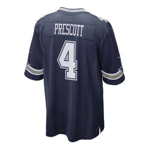 Men's Nike Dak Prescott Navy Dallas Cowboys Game Team Jersey