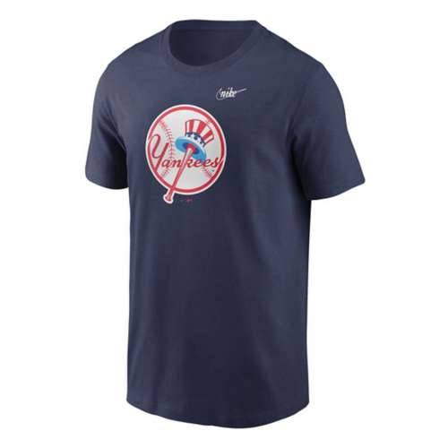 Blue Nike MLB New York Yankees Short Sleeve T-Shirt