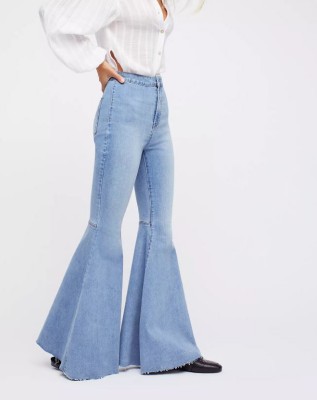 exaggerated flare jeans