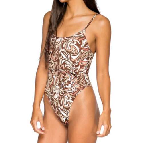 One Piece Swimsuit Cincinnati Tiger Print 