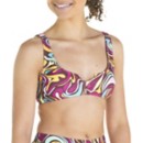 Women's damsel V Neck Bralette Swim Bikini Top