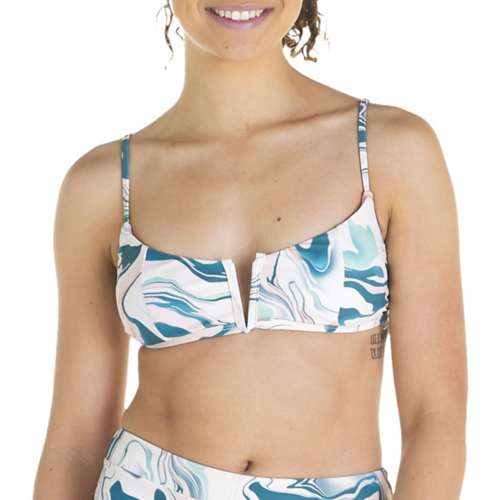 Women's damsel V Wire Quartz Swim Bikini Top