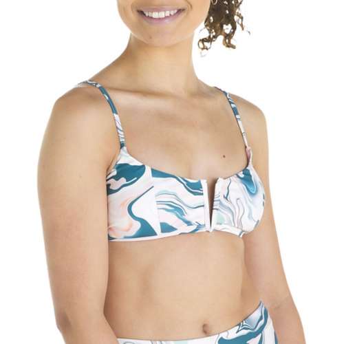 Women's damsel V Wire Quartz Swim Bikini Top