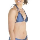 Women's damsel Triangle Double Strand Swim Bikini Top