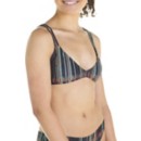 Women's damsel Athletic Triangle Matrix Swim Bikini Top