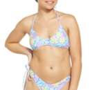 Women's damsel Halter Print Swim Bikini Top