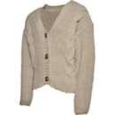 Girls' Poof! Cable Knit Cardigan