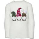 Girls' Poof! Christmas Gnomes Pullover Sweater