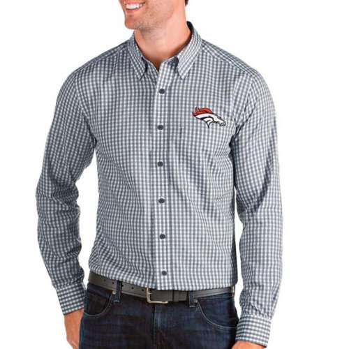 Antigua Denver Broncos Structure Button Up